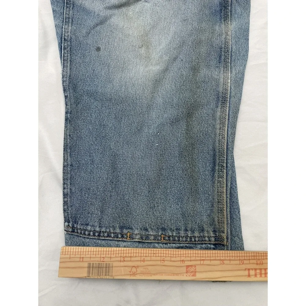 Wrangler Riggs Workwear Double Knee Jeans Mens 42x25 Blue Thrashed